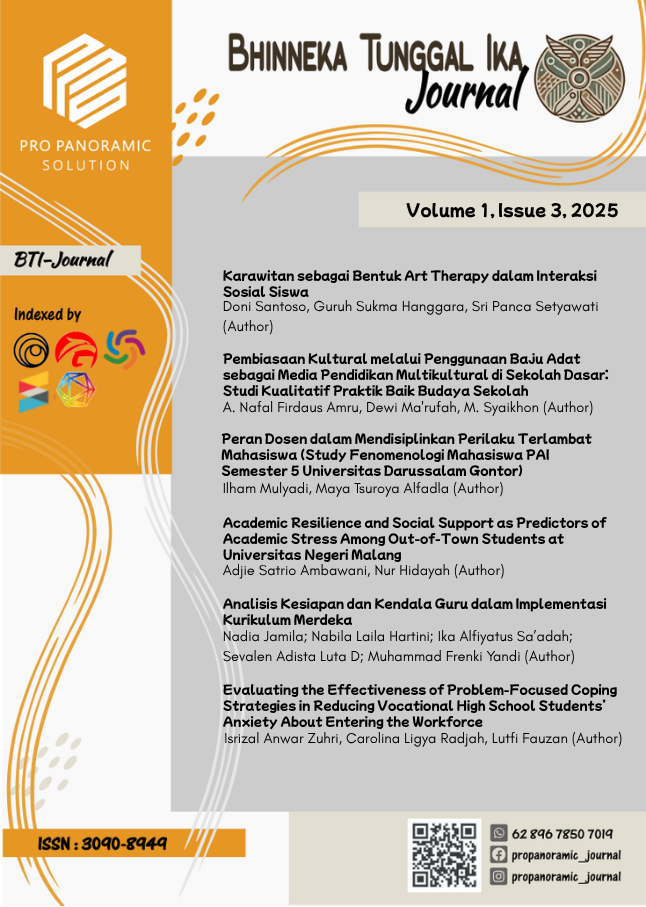 					View Vol. 1 No. 3 (2025): Bhinneka Tunggal Ika Journal
				